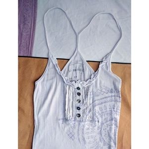 Free People Lavender T-back Tank Size Small/P